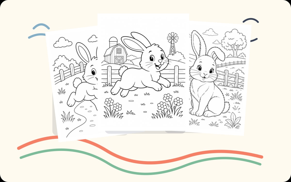 Bunny Coloring Pages preview