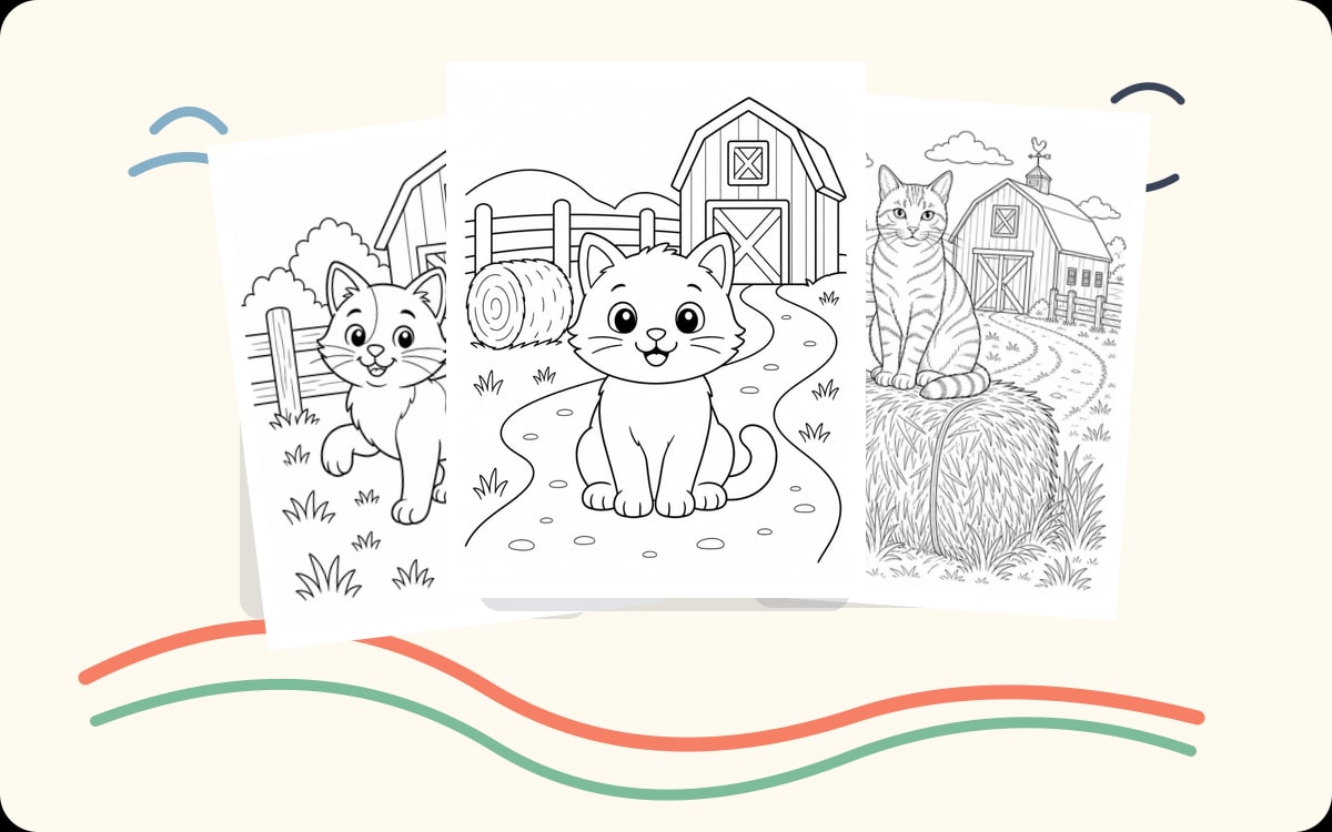 Cat Coloring Pages preview