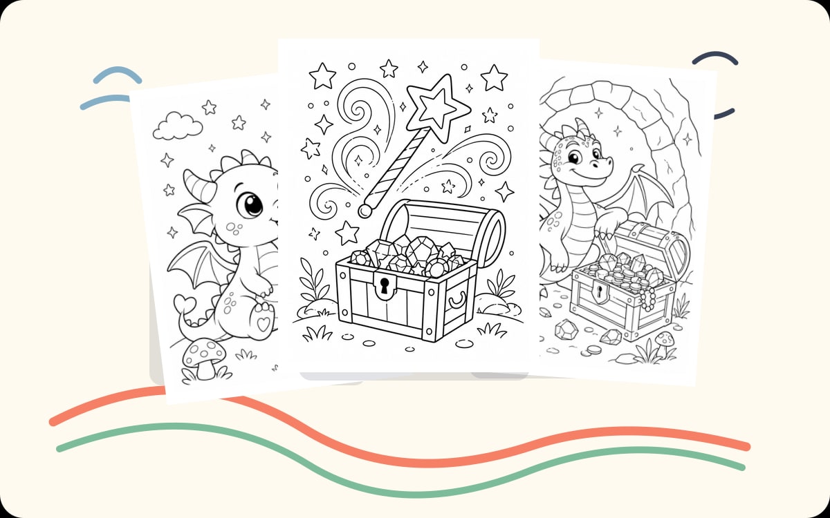 Dragon Coloring Pages preview