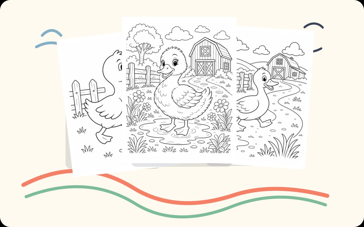 Duck Coloring Pages preview