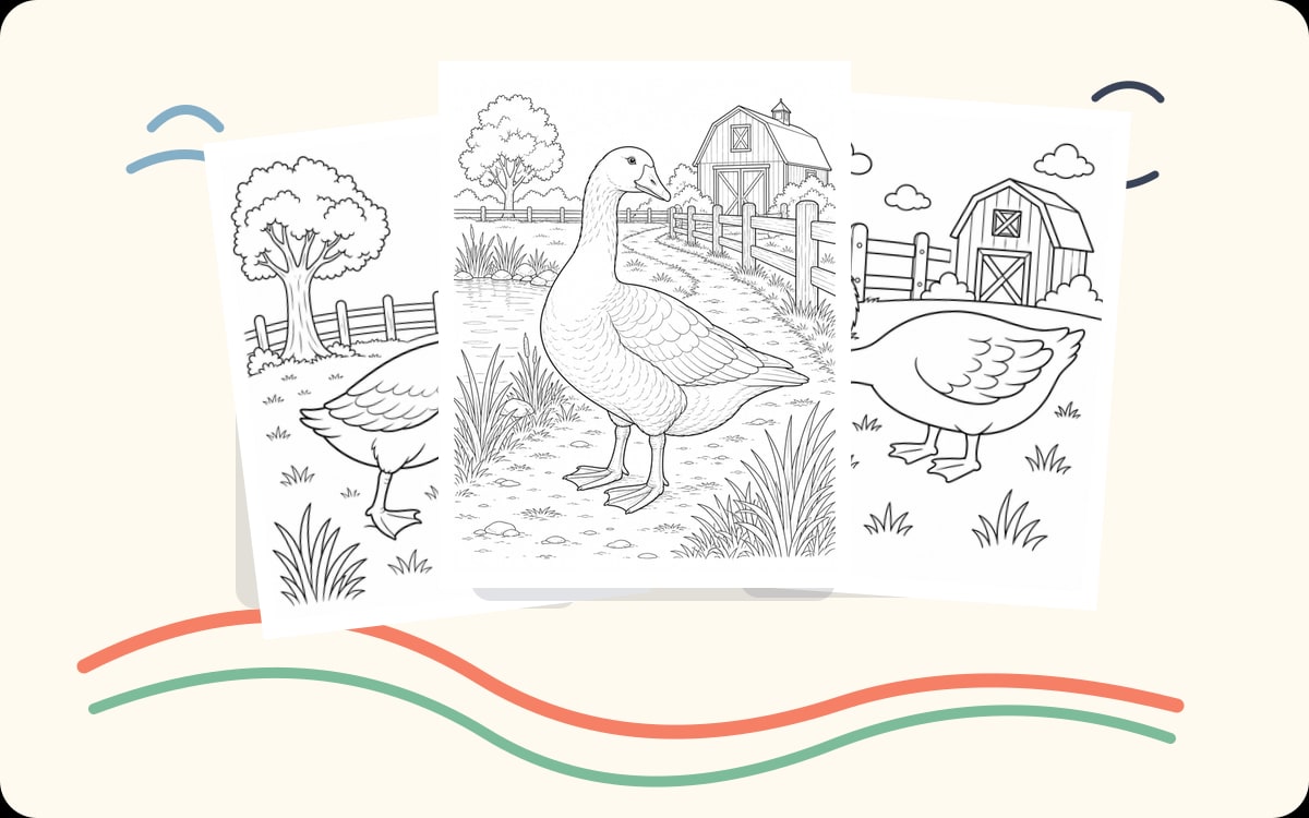 Goose Coloring Pages preview