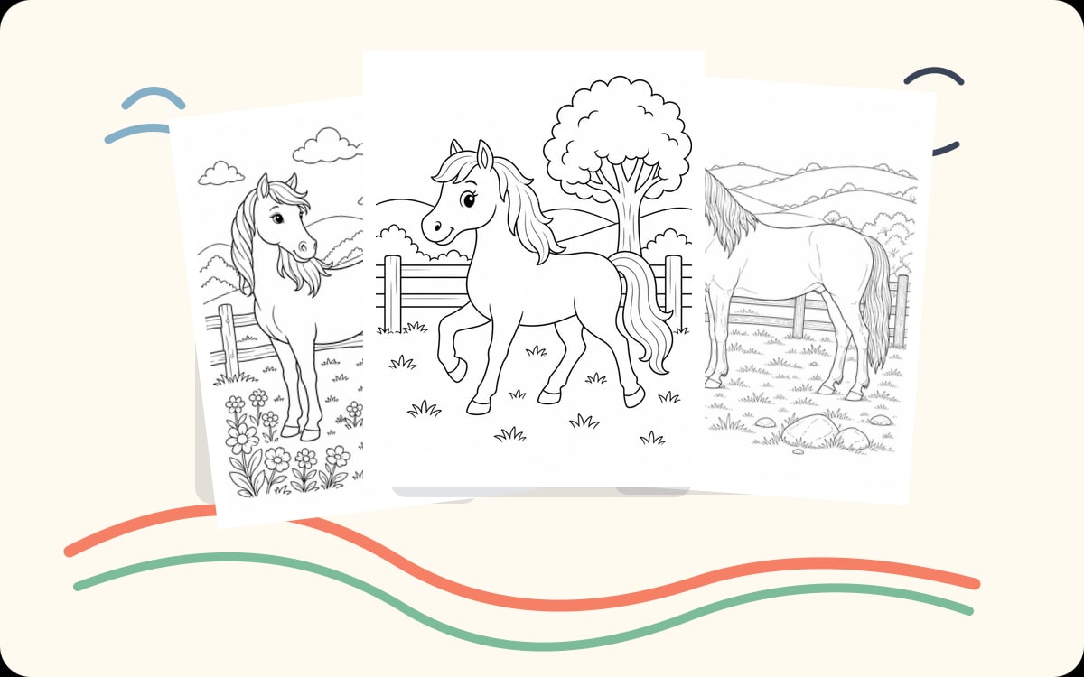 Horse Coloring Pages preview