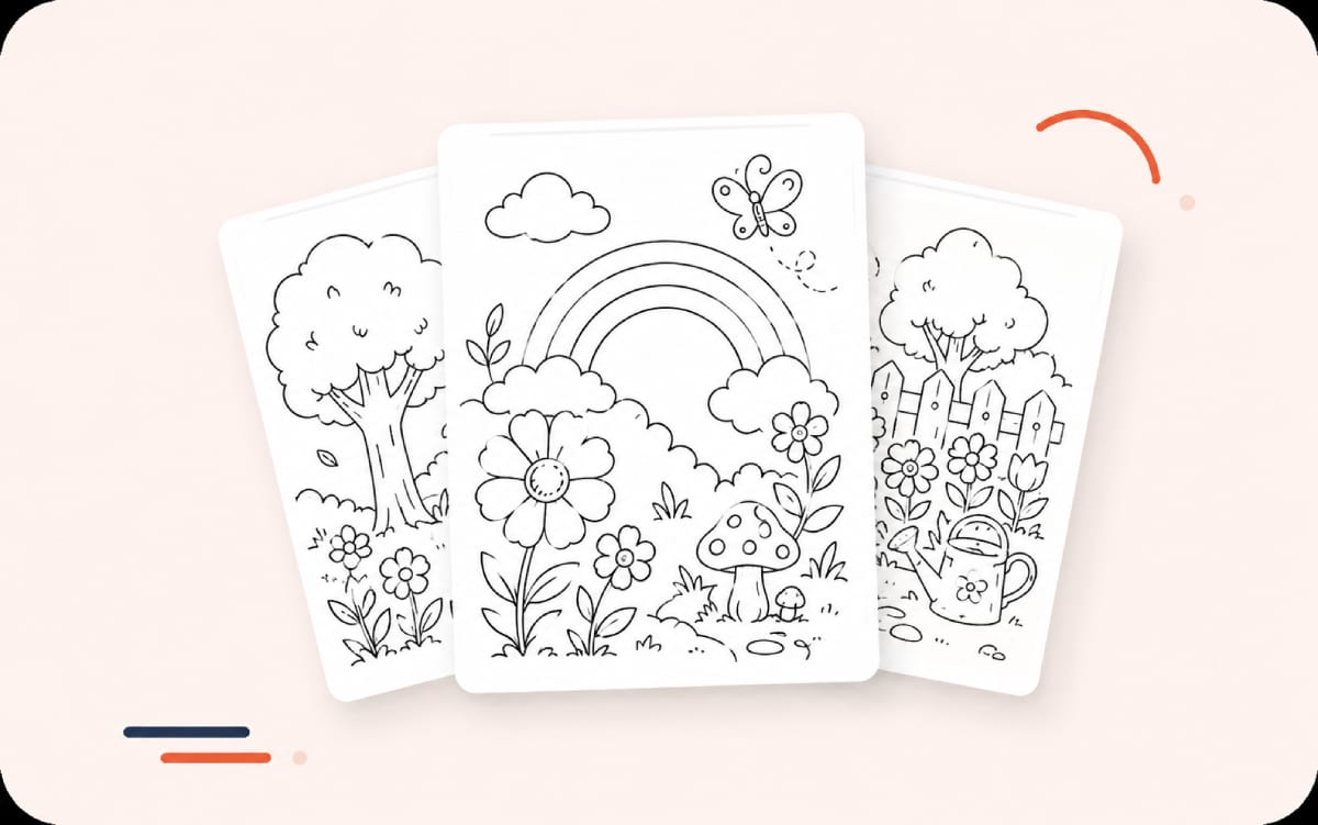 Nature Coloring Pages preview