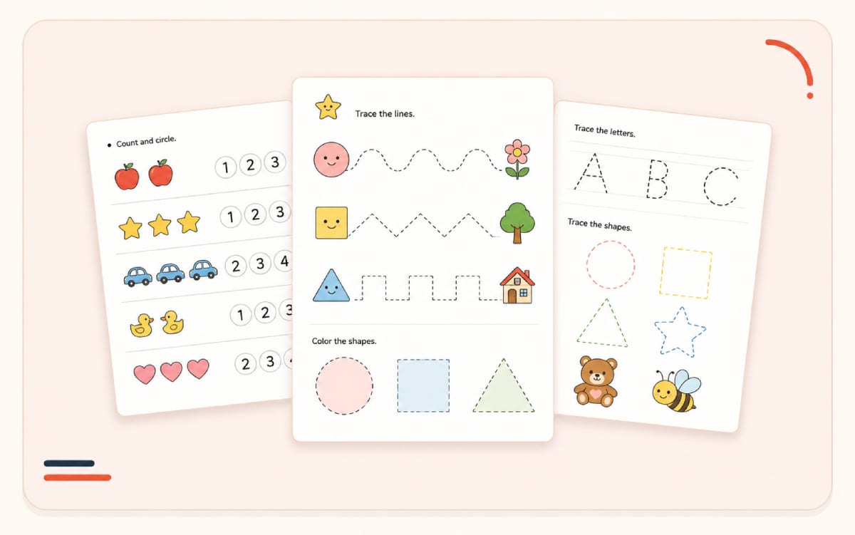 Preschool Worksheets preview