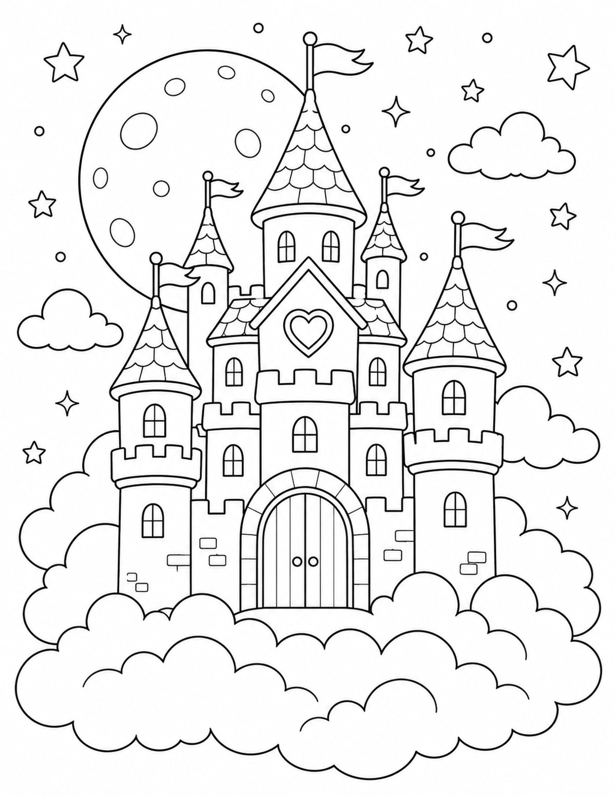 Castle in the Clouds printable preview