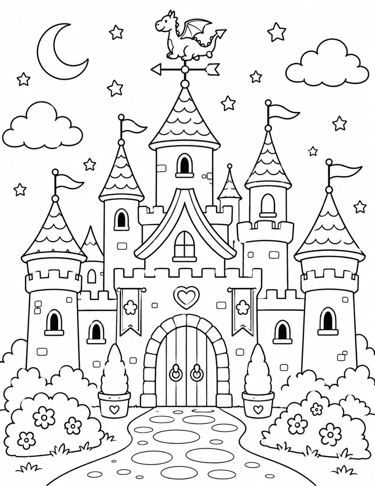 Castle printable preview