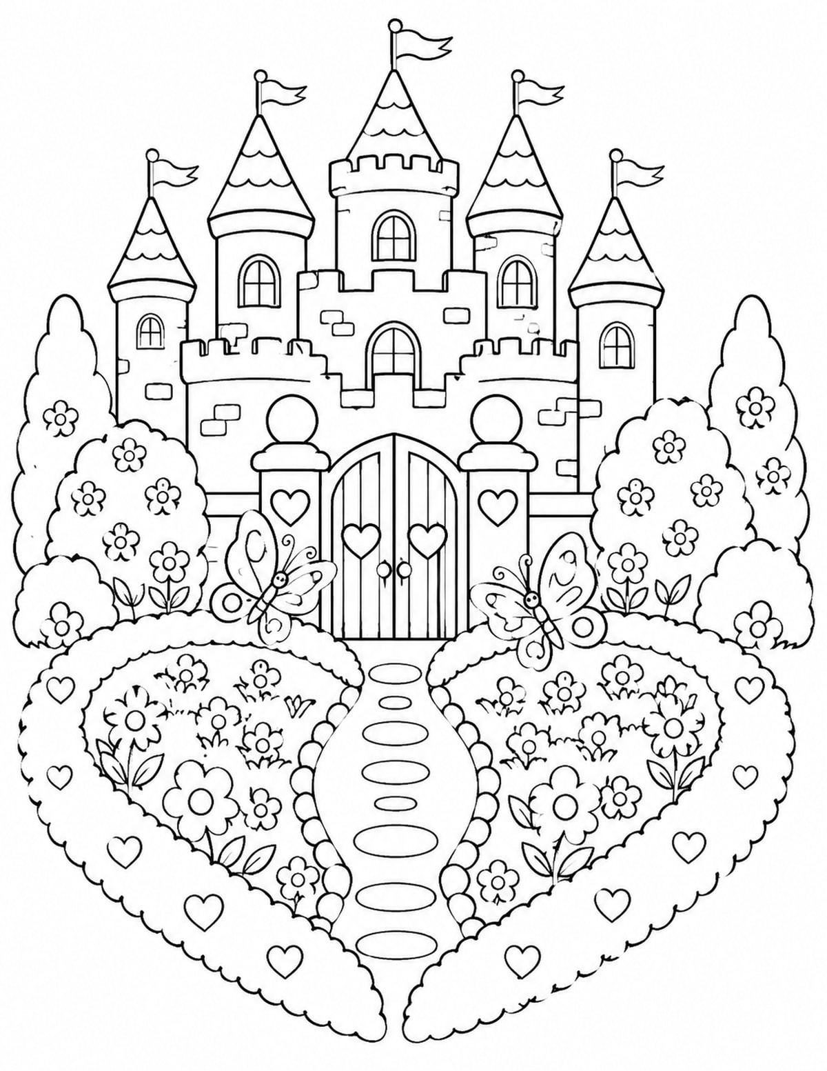 Castle printable preview