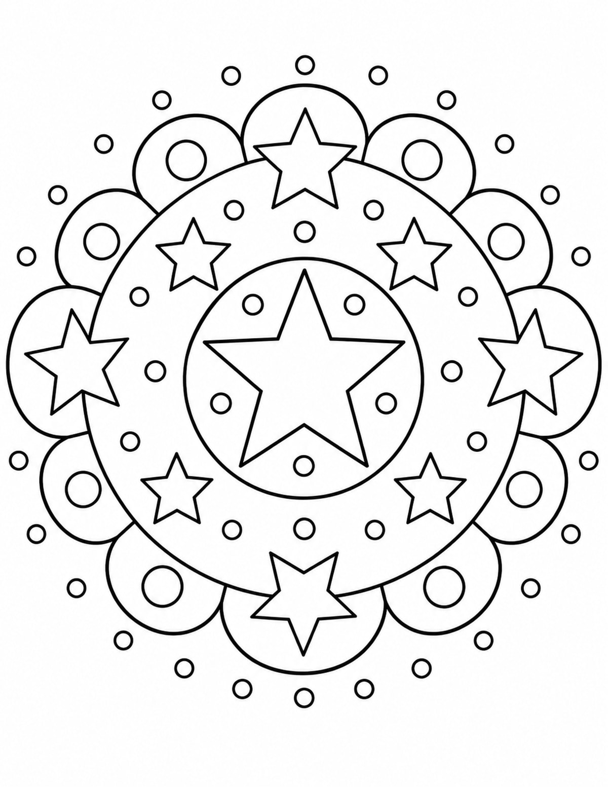 Butterfly Mandala Coloring Page printable preview