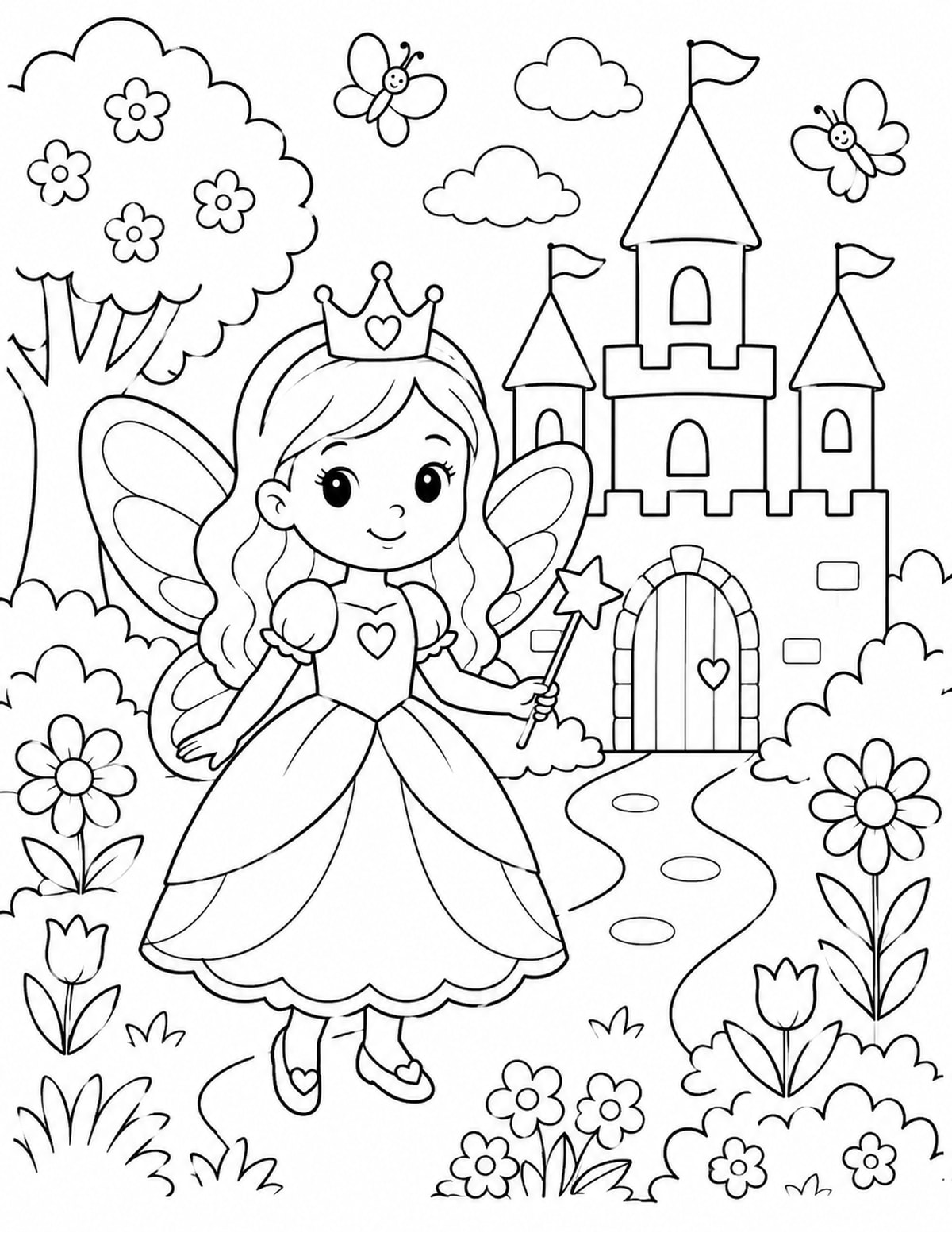 Fairy Princess printable preview