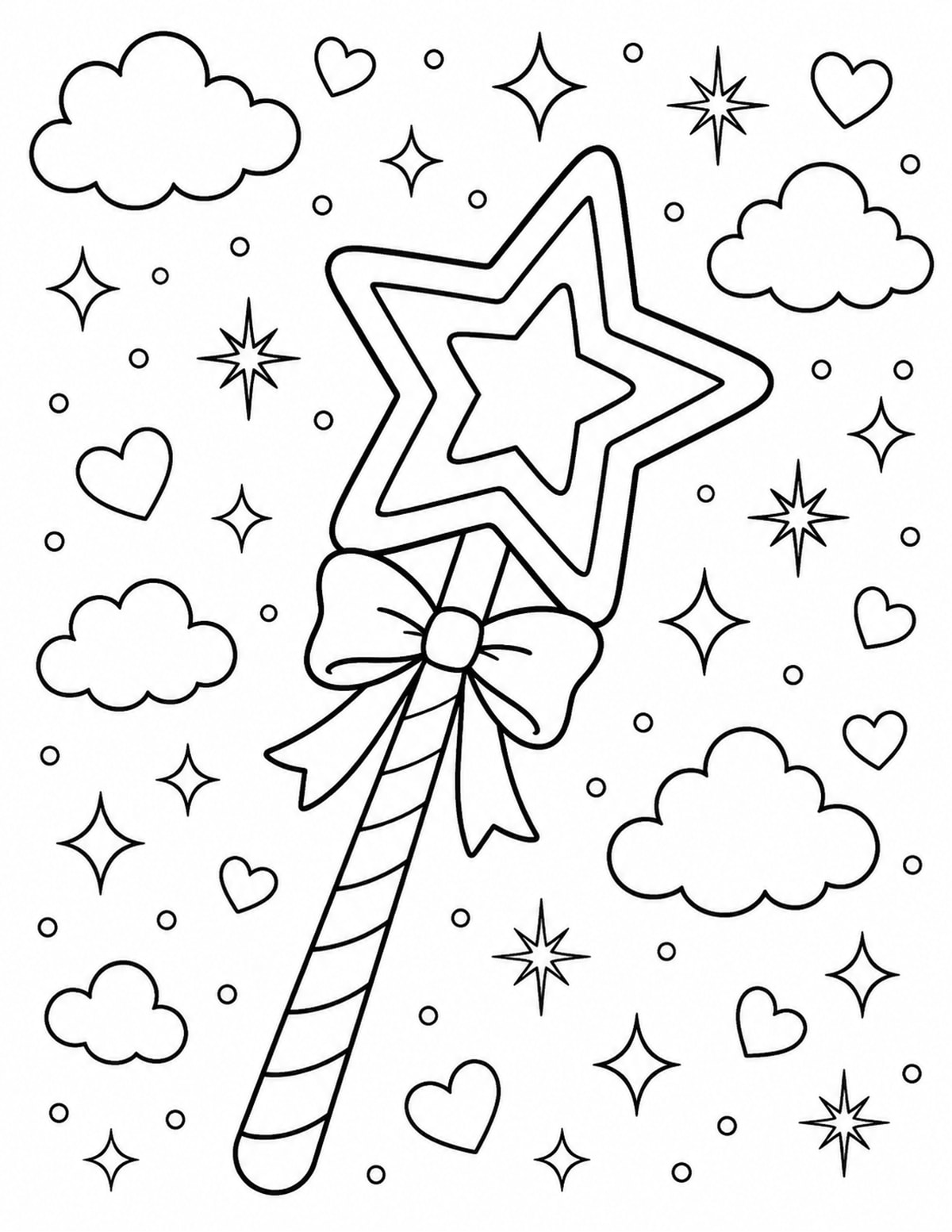 Magic Wand printable preview
