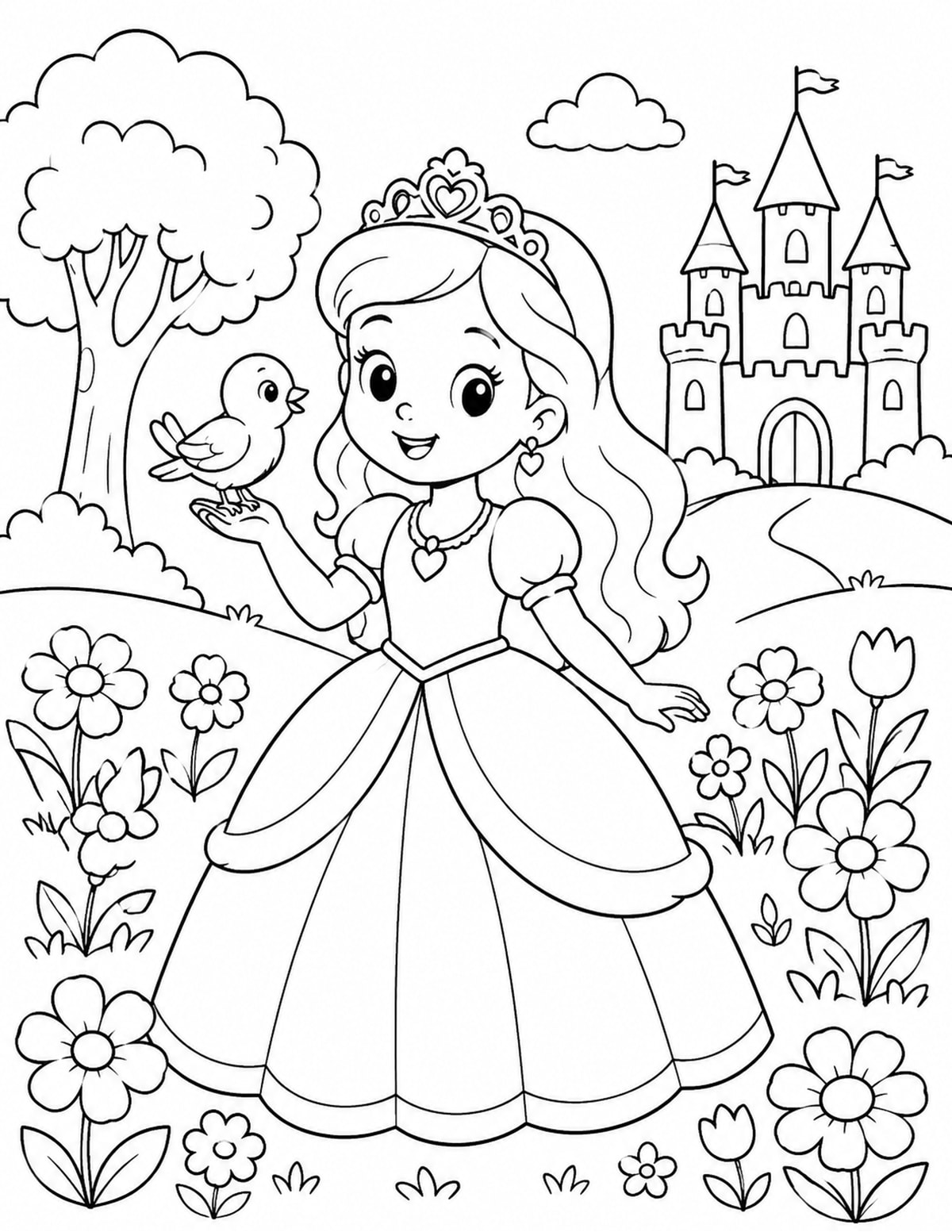 Princess printable preview