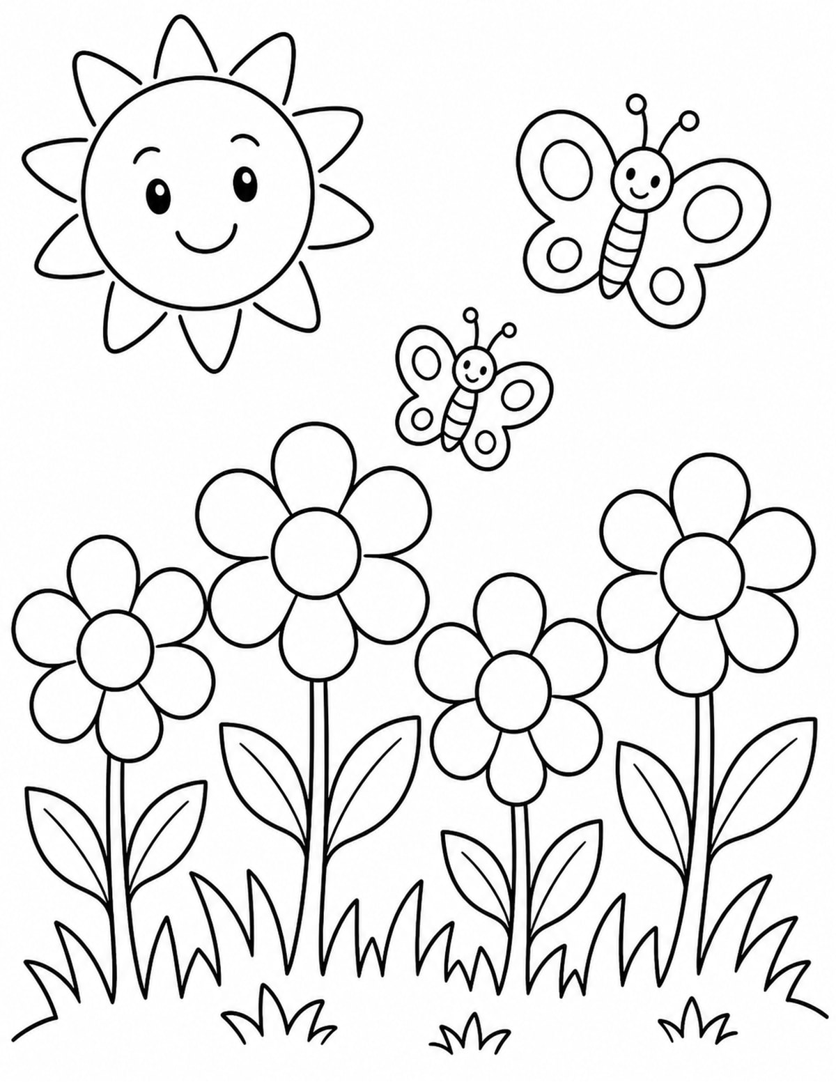 Blooming Garden for Kids printable preview