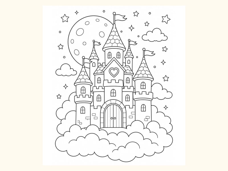 Castle in the Clouds printable preview
