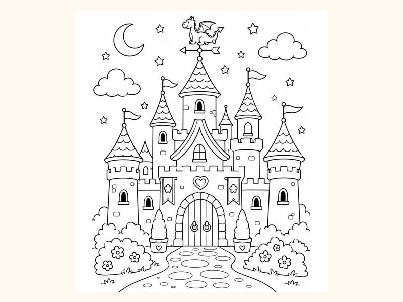 Castle printable preview