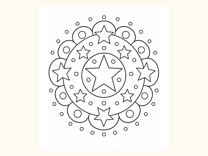 Butterfly Mandala Coloring Page printable preview